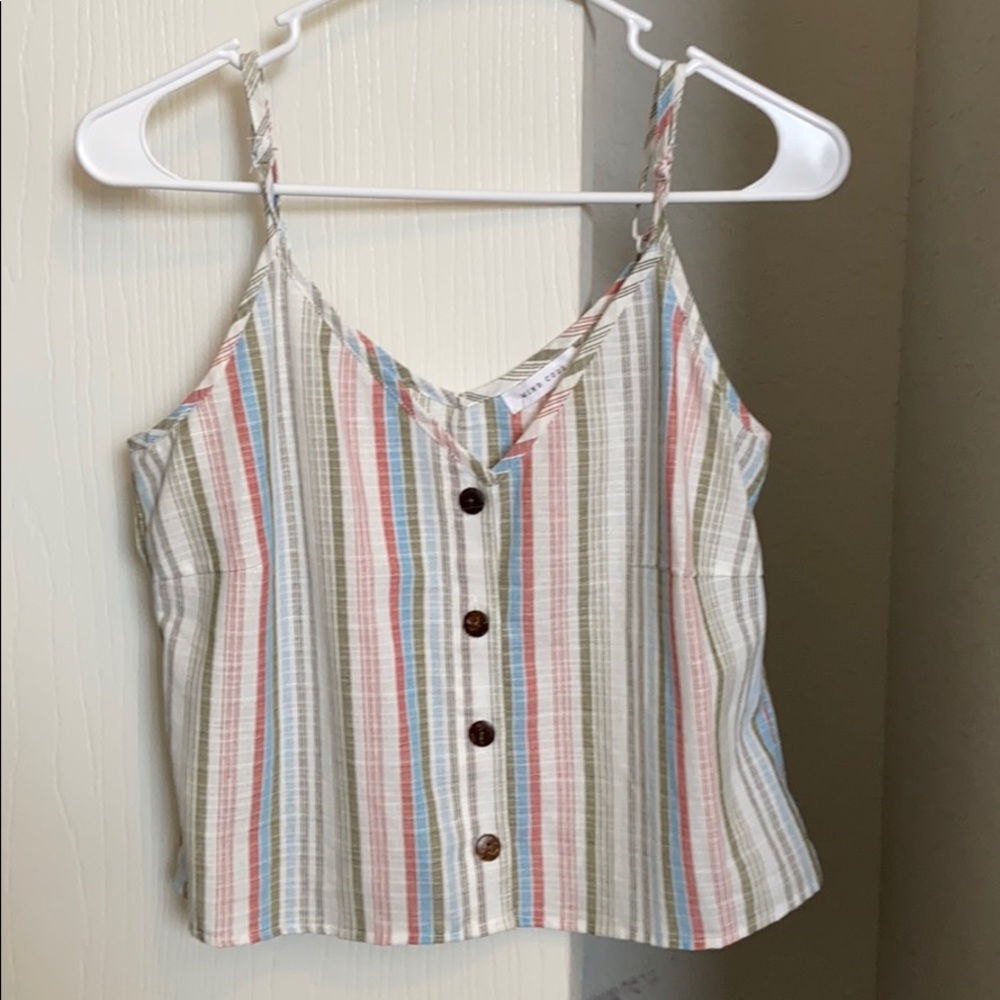 Spaghetti strap crop top